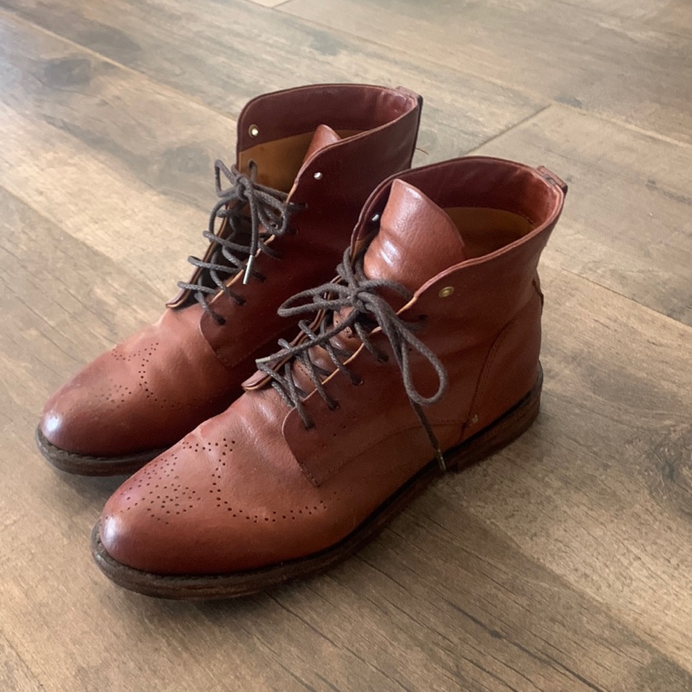 Rag & Bone lace up booties